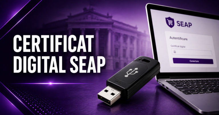 Certificat digital SEAP: obținere, reînnoire și recuperare, fără bătăi de cap